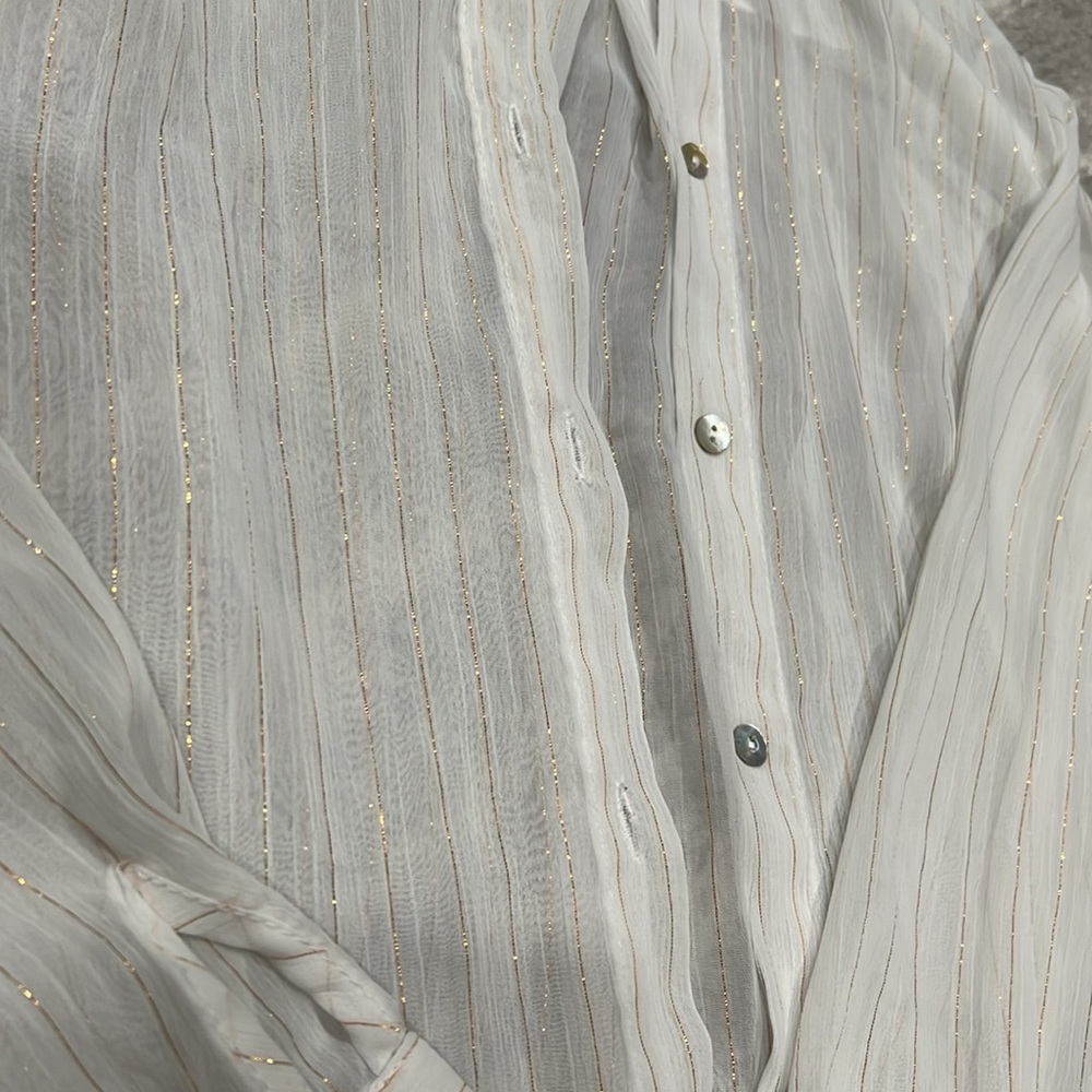 Sheer button down - Picture 2 of 2